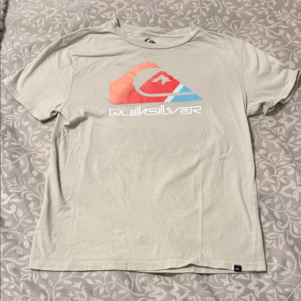 Quiksilver Light Tan Graphic Tee